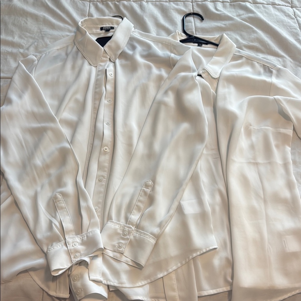 Express White Dress Shirt for Men